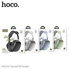 Hoco W35 Air Wireless Headphone-(Silver, On The Ear)