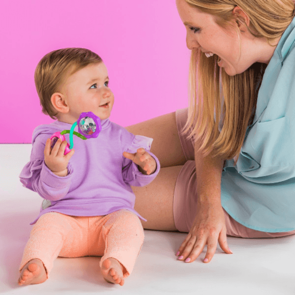 Bright Starts - Rattle And Shake Barbell - Purple/Pink
