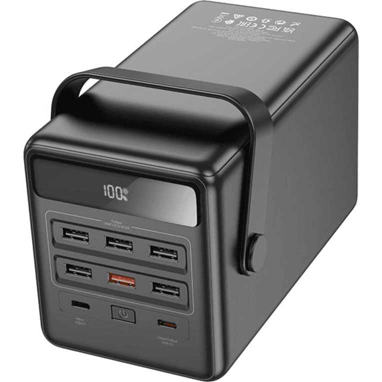 Power Bank 100000 Mah Large Capacity (2*Usb- 6+1 *Usb A Output) - Hoco Db03