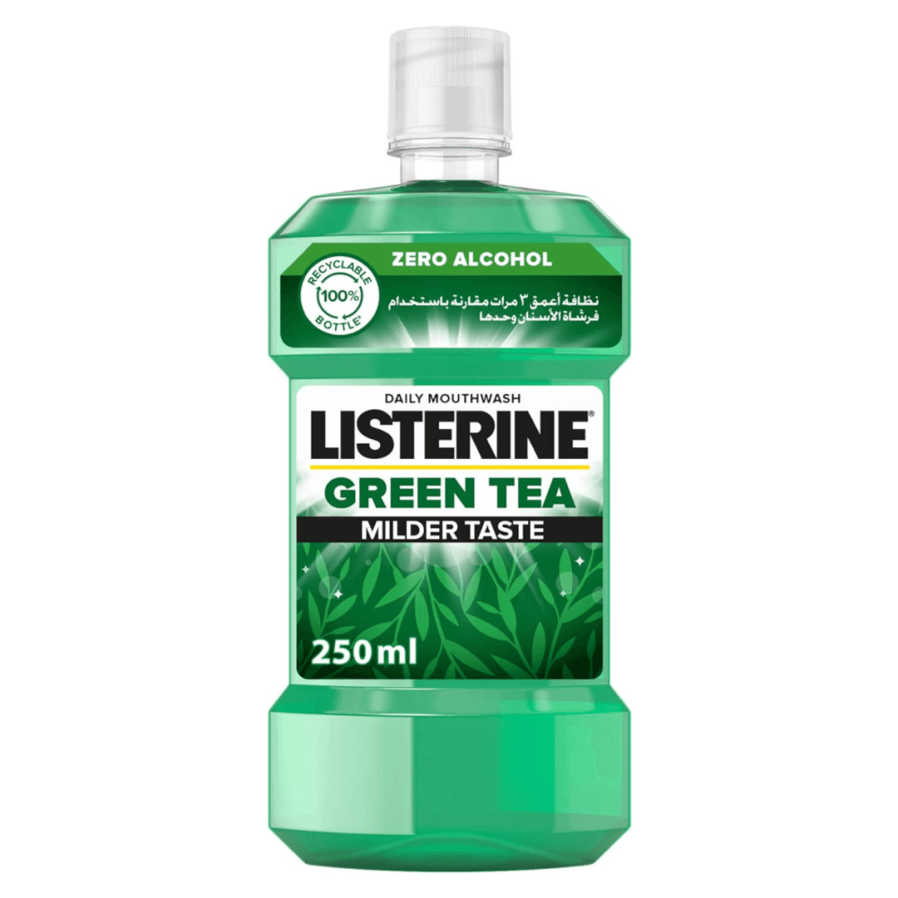 listerine green tea milder taste  mouthwash 250 ml 
