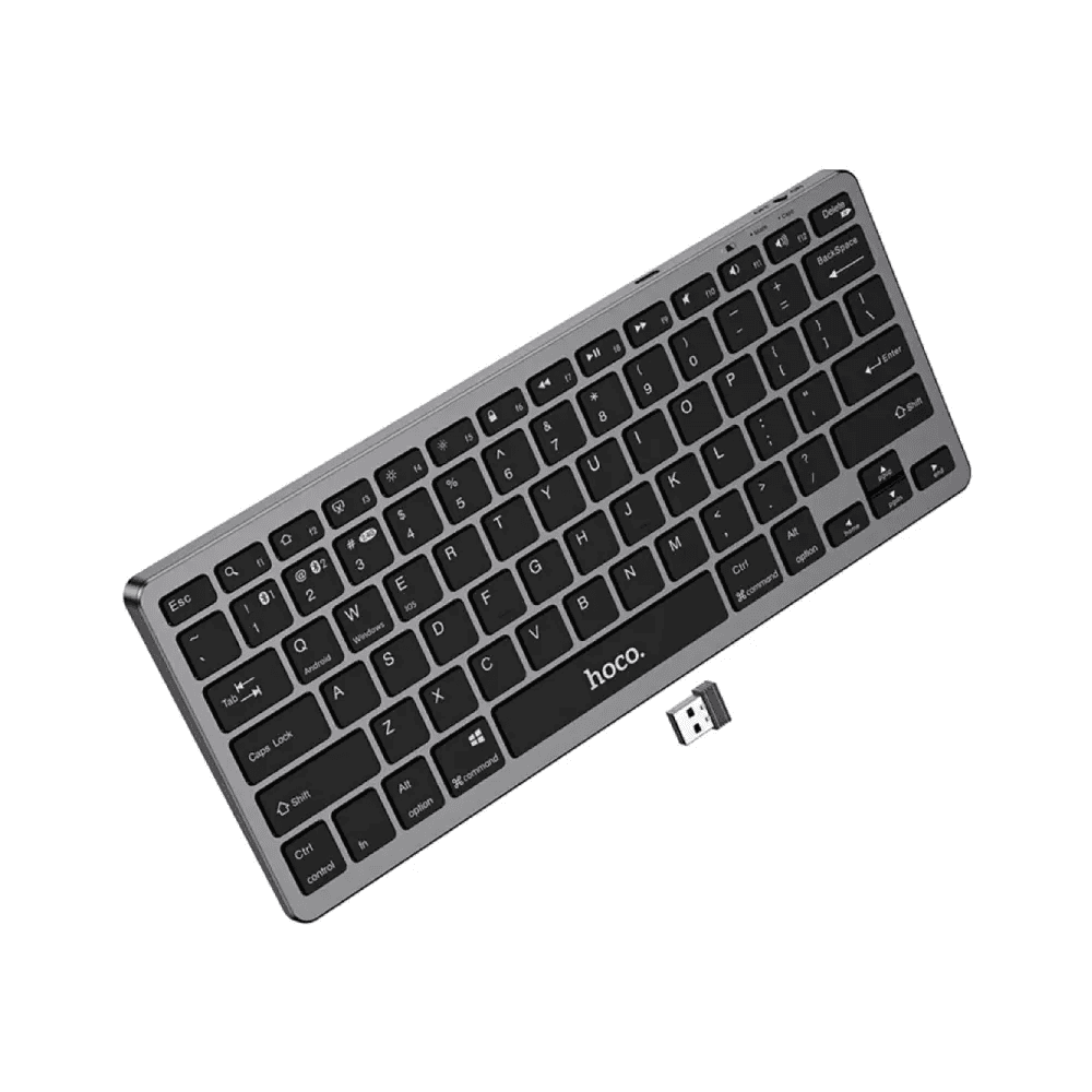 Wireless Keyboard Dual Mode Ultra Thin (Arabic & English) - Hoco GM-32