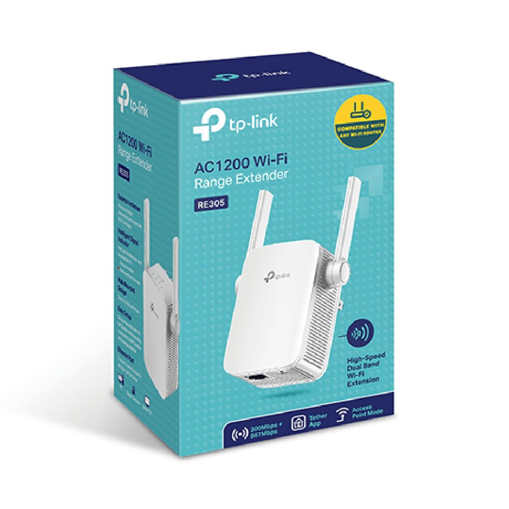 موسع شبكة واي فاي من تي بي لينك Re305 Ac1200