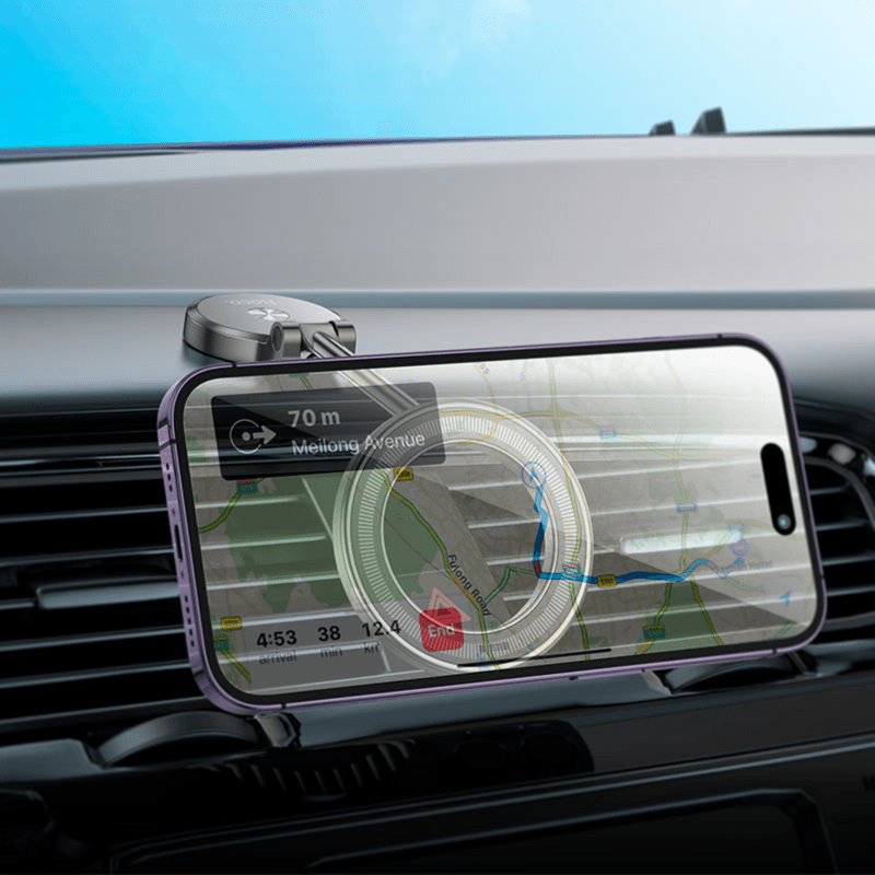 Magnetic Car Phone Holder, 4.5 – 7 inches mobile phones, for dashboard - HOCO H51