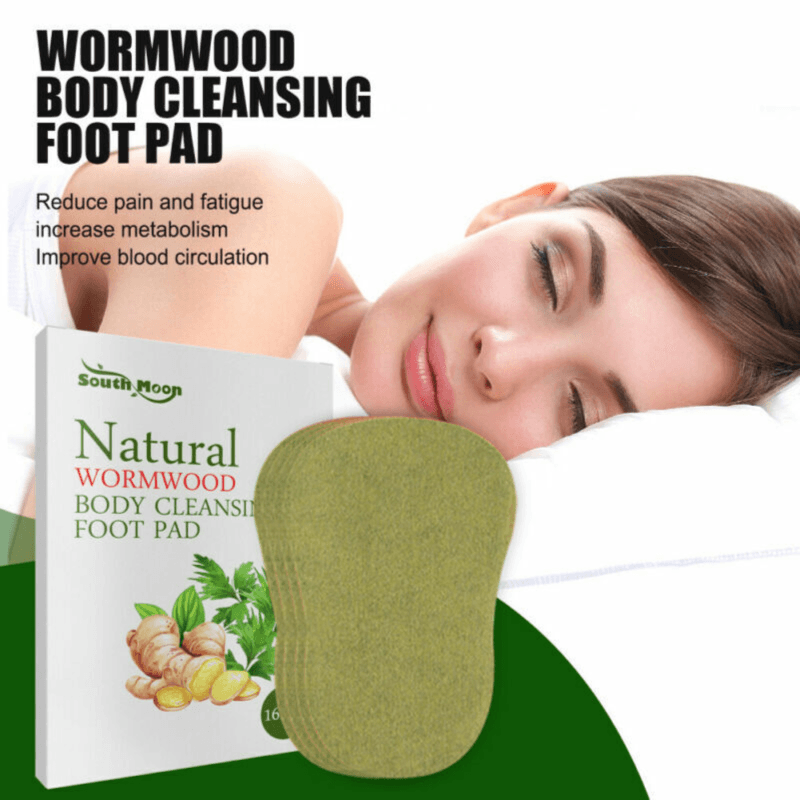 Natarural worm wood body cleansing foot pad