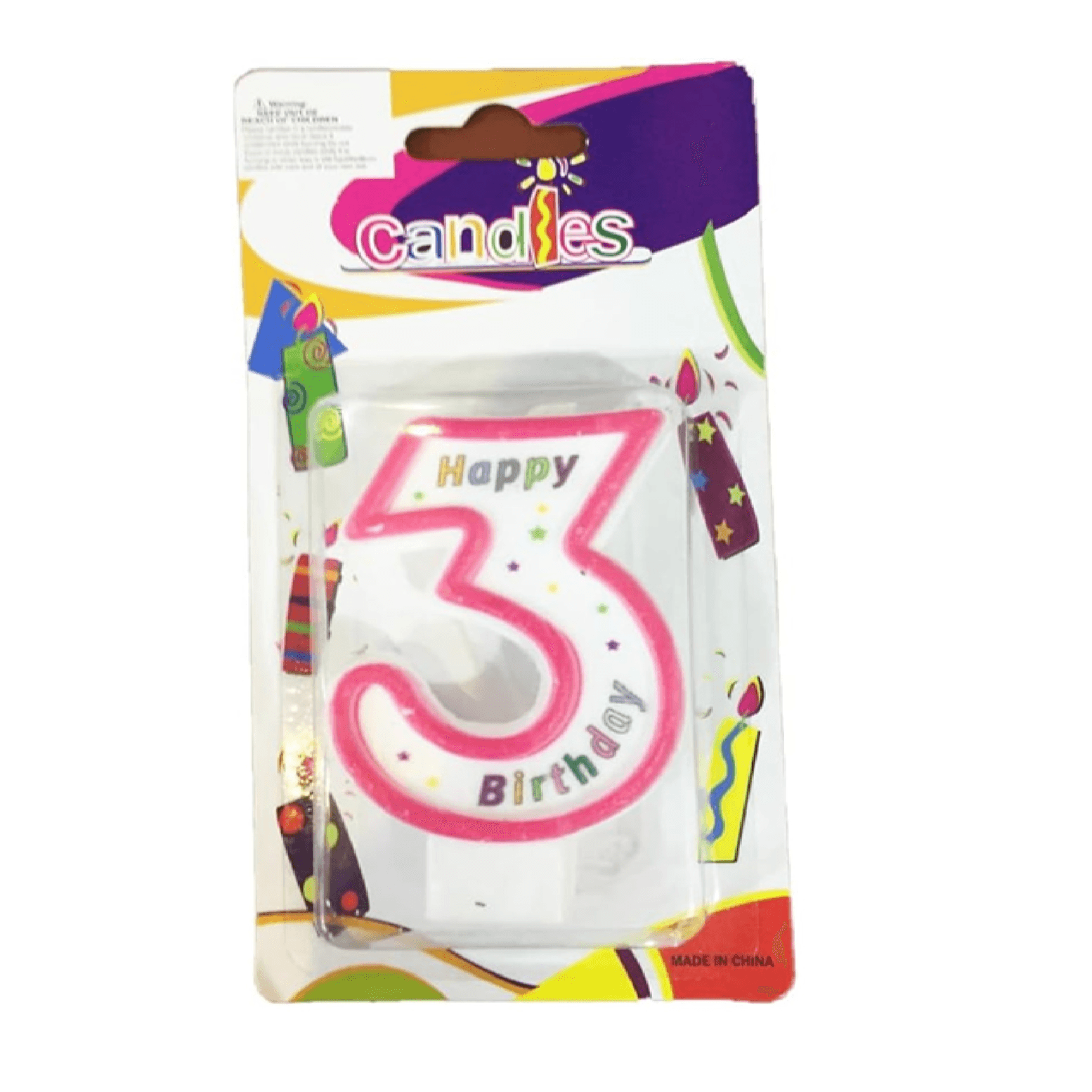 Birthday Candle No 3