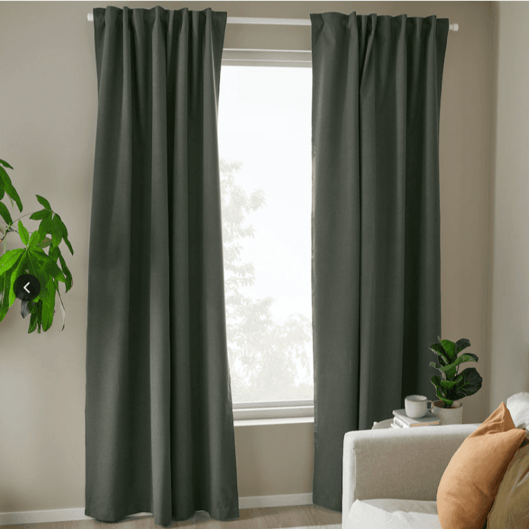 ROSENMANDEL Black-out curtains