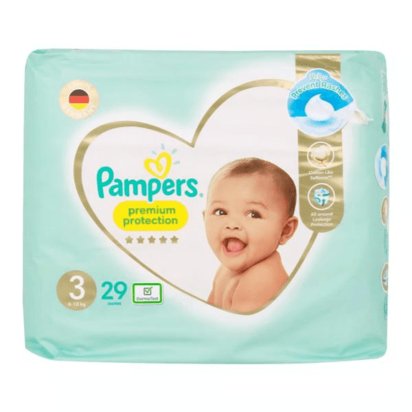 Pampers Diapers Premium Size no.3 6-10kg 29 pcs