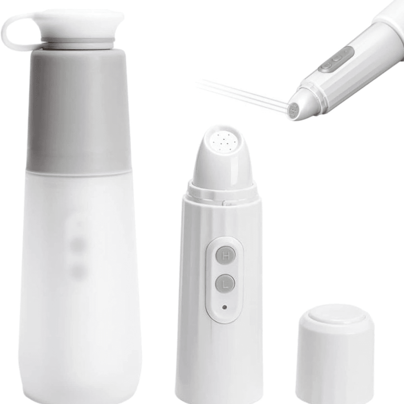 Moxedo Portable Travel Bidet, Rechargeable Electric Sprayer WITHE WATER BOLLTE -270ML