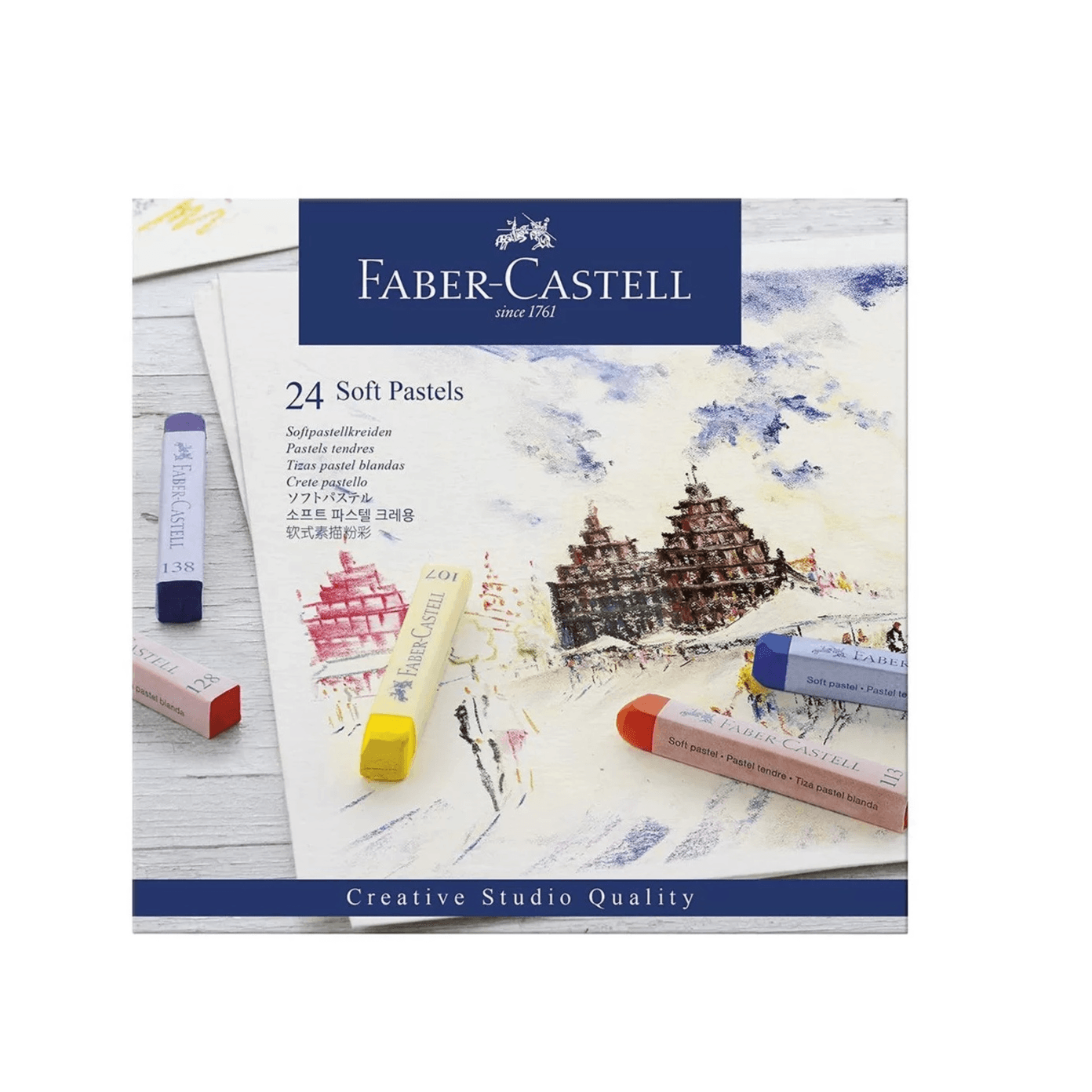 Faber-Castell 24 Soft pastels  