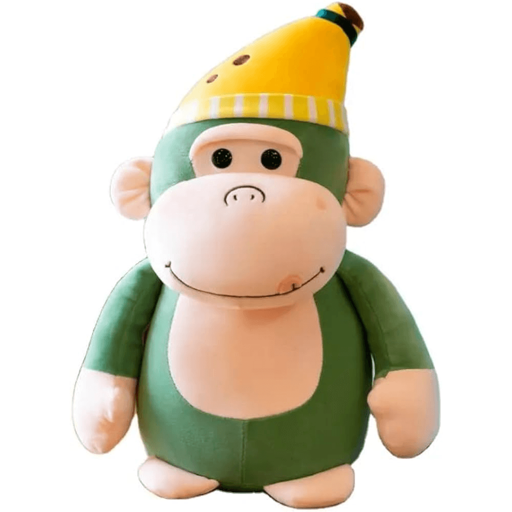 Cute Cuddle Monkey Green Soft Toy 40Cm