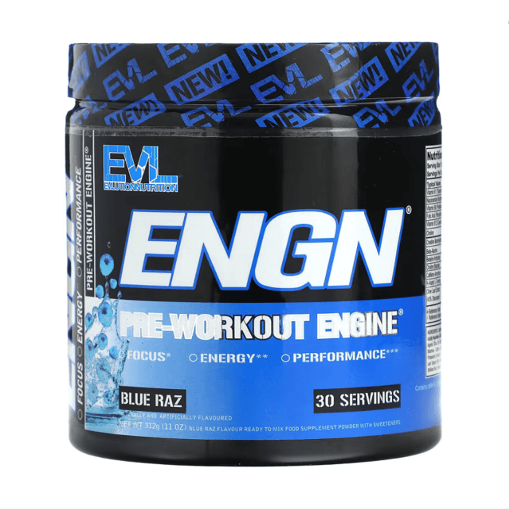 EVL ENGN محرك ما قبل التمرين Blue Razz 255 جرام