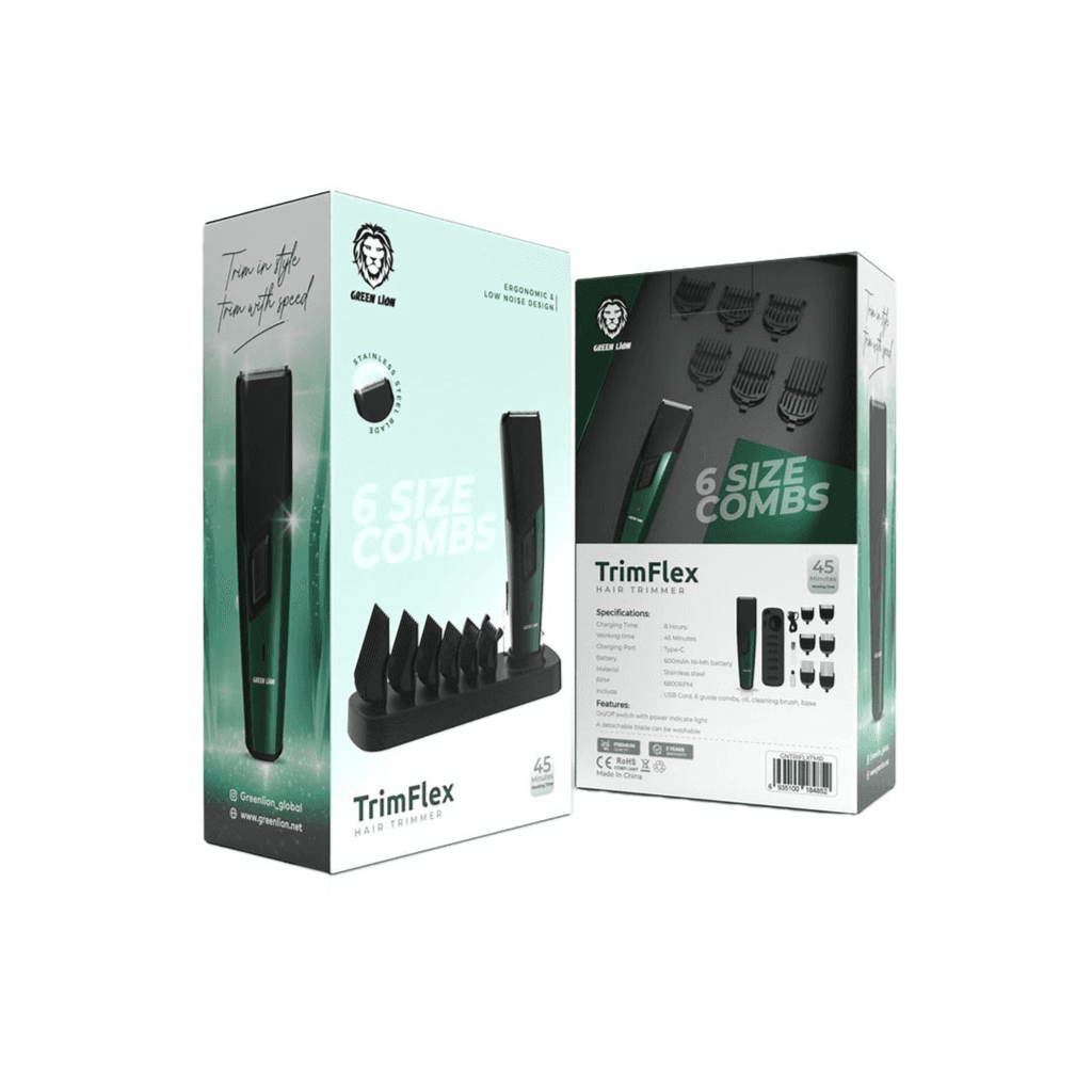 Green Lion Trim Flex Hair Trimmer - Black / Green