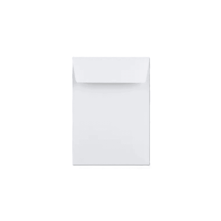 Envelope pocket White Peel & Seel 6 x 4 inches 50pcs/pack