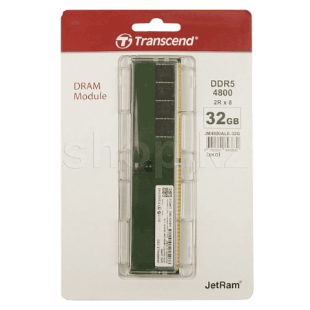 Transcend Memory Desktop DDR5, 32GB Transcend 4800Mhz | JM4800ALE-32G