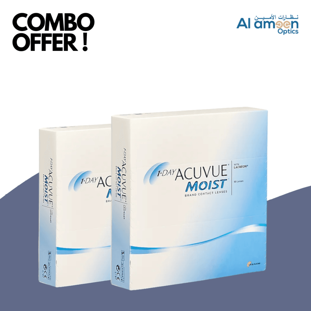 Acuvue Moist 90 - 2 Boxes (180 Lenses)