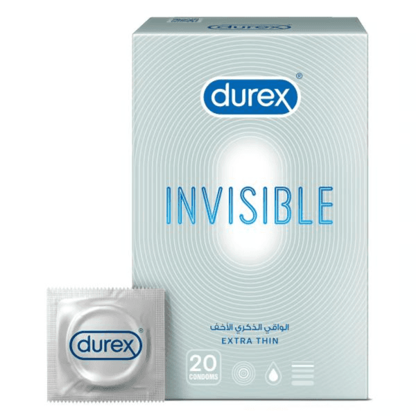 Durex Invisible Extra Thin Condoms 20pcs