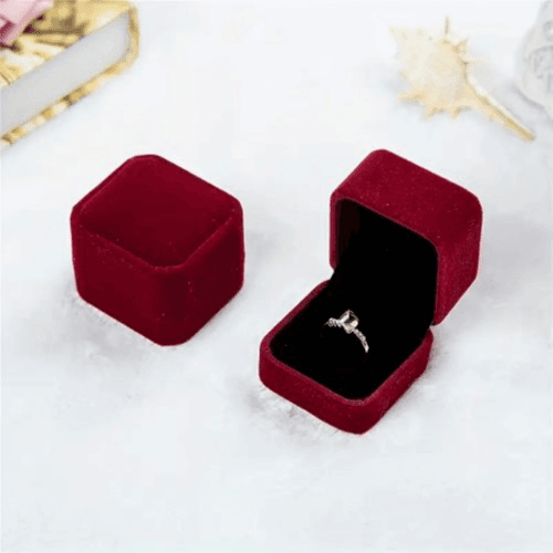5pcs Velvet Jewelry Gift Boxes for Ring Box (Black)