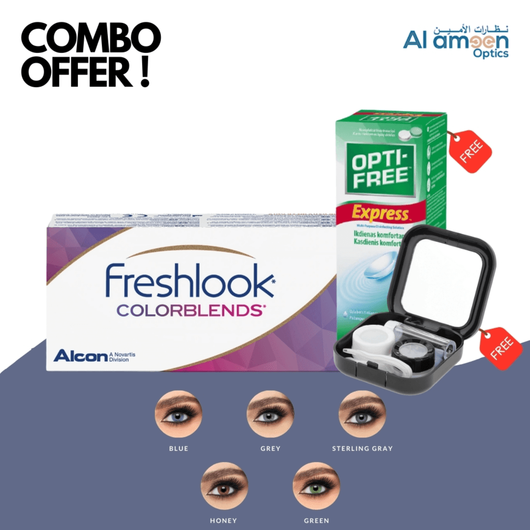 FreshLook Monthly + Opti-Free Solution + 1 Lens Box