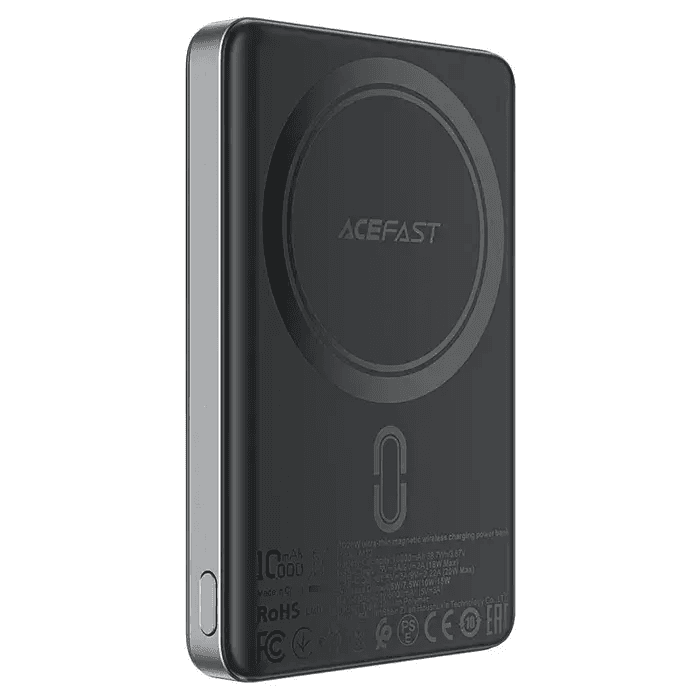Acefast Magnetic Fast Wireless Charge Ultra Thin Power Bank 10000mAh PD 20W - M12