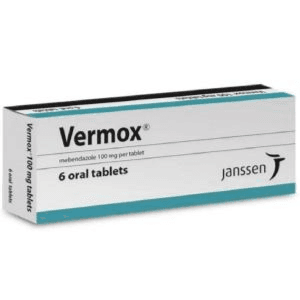 Vermox 100Mg 6 Tablets