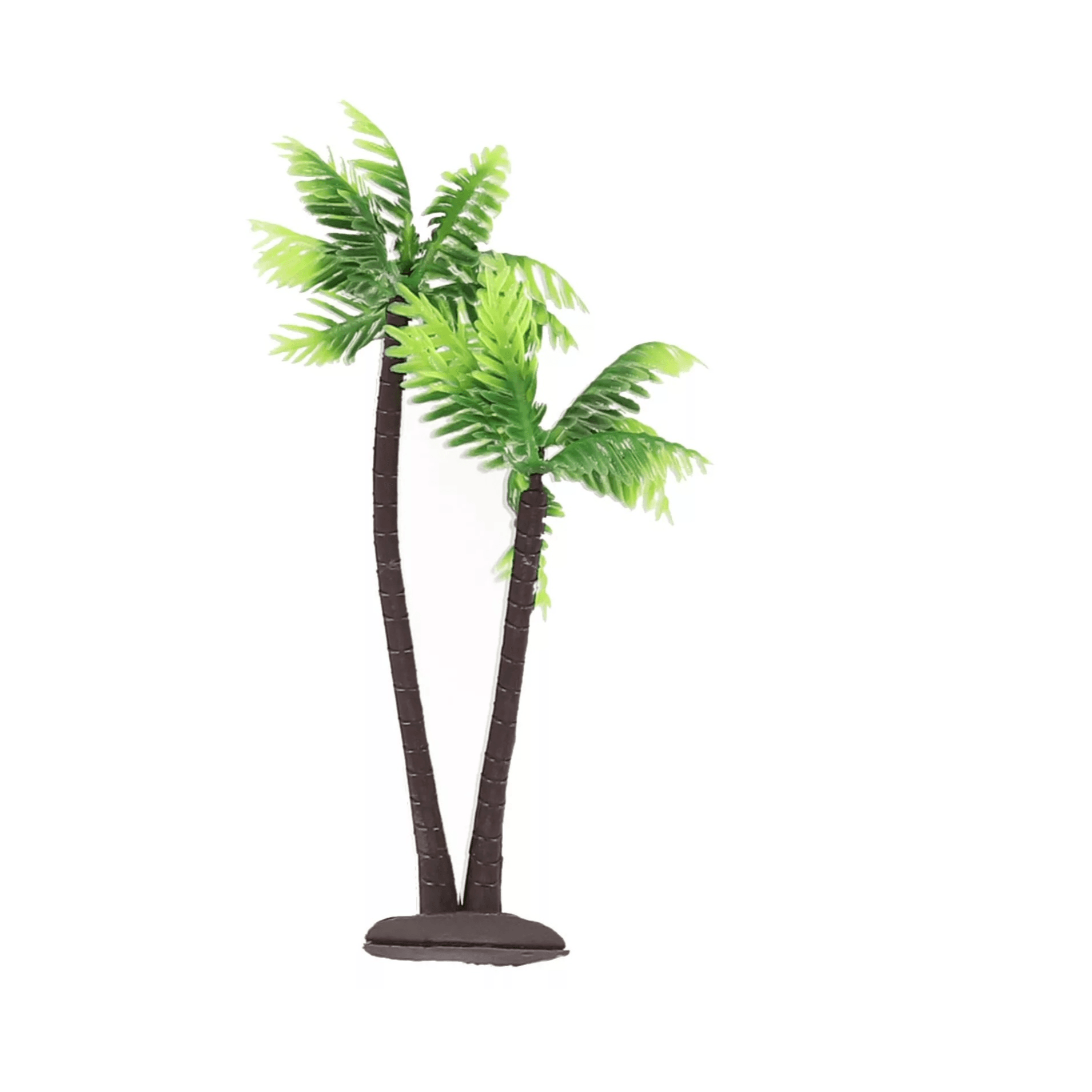Coconut Palm Tree Craft Decoration 2Pcs   15 cm