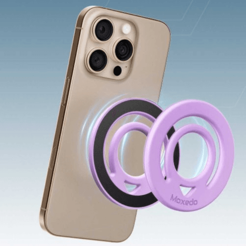 MOXEDO JELLO-MAG DUAL SIDED SILICONE MAGSAFE RING HOLDER (MX-DSR020) (Fuchsia)