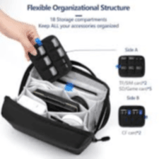 BRAVE TECH POUCH PORTABLE BAG ORGANIZER STORAGE BTP-03