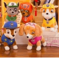 PAW PATROL Electric Walking Dog Plush Toy Stuffed Animal Handle Control Music Toy