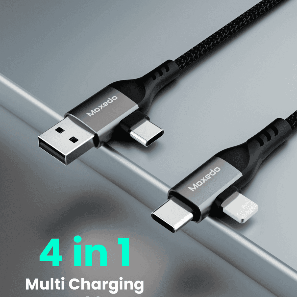 Moxedo 4 in 1 Charging Cable 60w