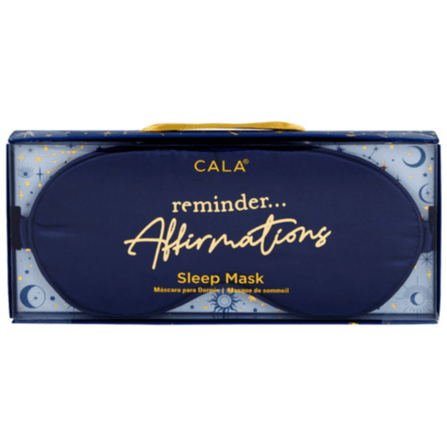 Cala Sleep Mask Reminder Affrimations Blue in color code 69288