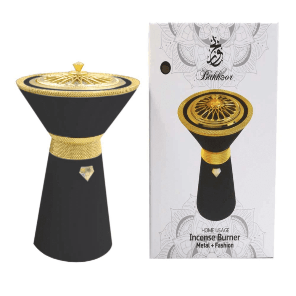 Unique Design Electric Incense Burner Arabic USB Rechargeable Incense Portable Censer – X009- BLACK
