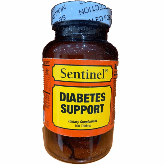 Sentinel Diabetes Support tab 100s