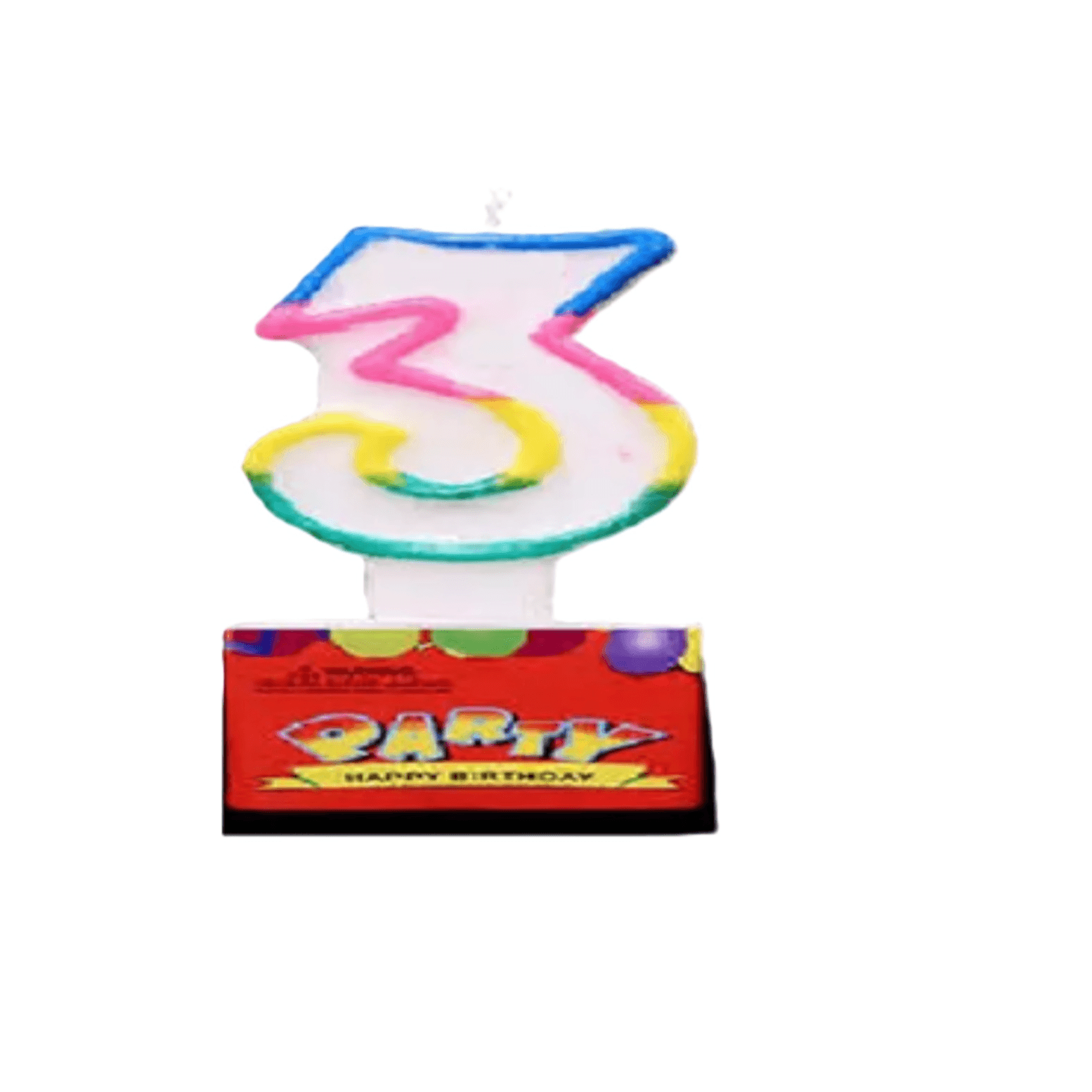 Happy Birthday Cake Candles no 3