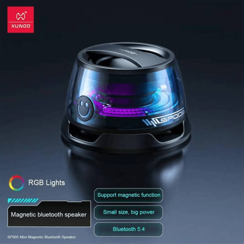 XUNDD SP005 Magnetic Bluetooth Mini Speaker with LED Light