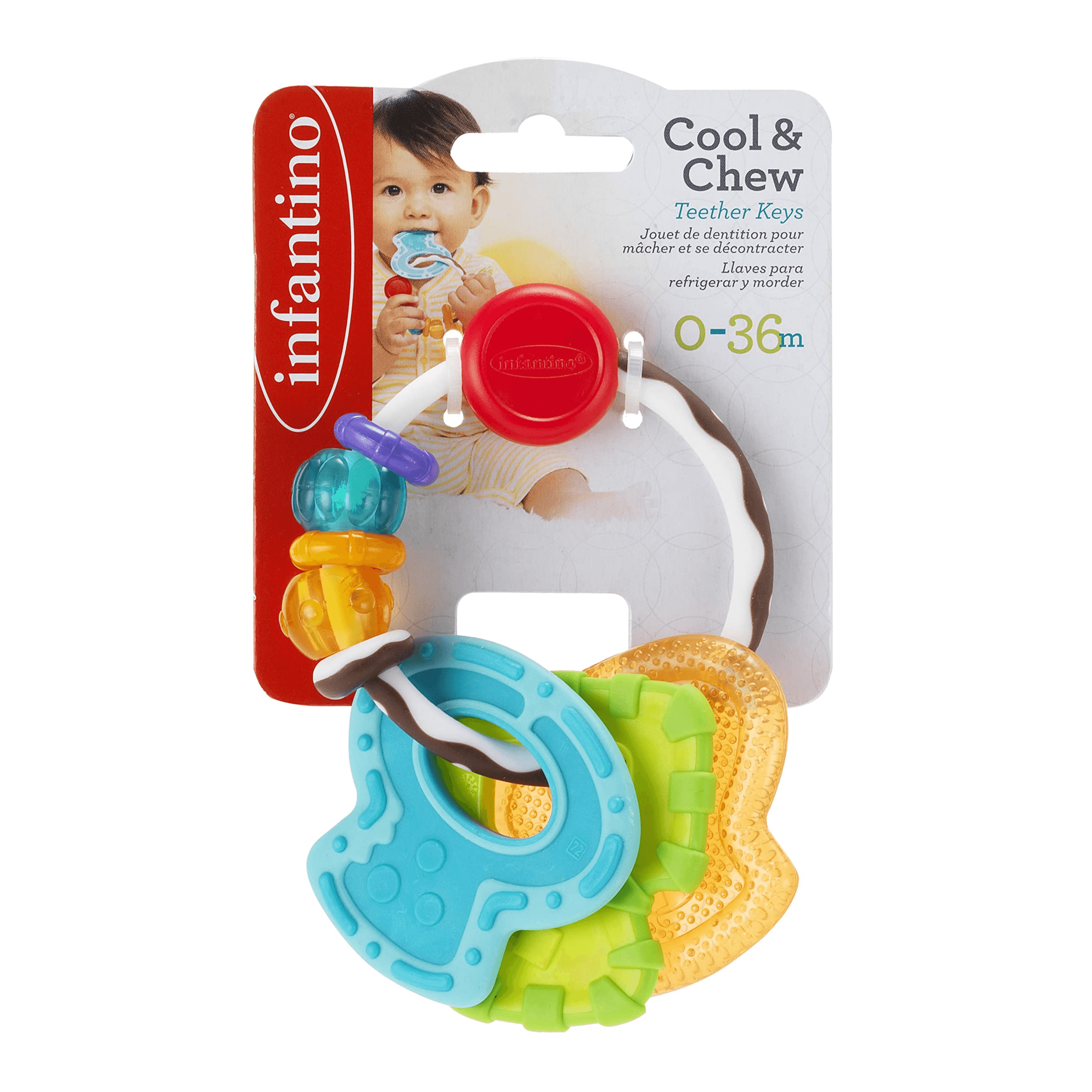 Infantino Slide & Chew Teether Keys