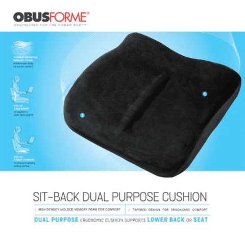 Obusforme Sit-Back Dual Purpose Cushion