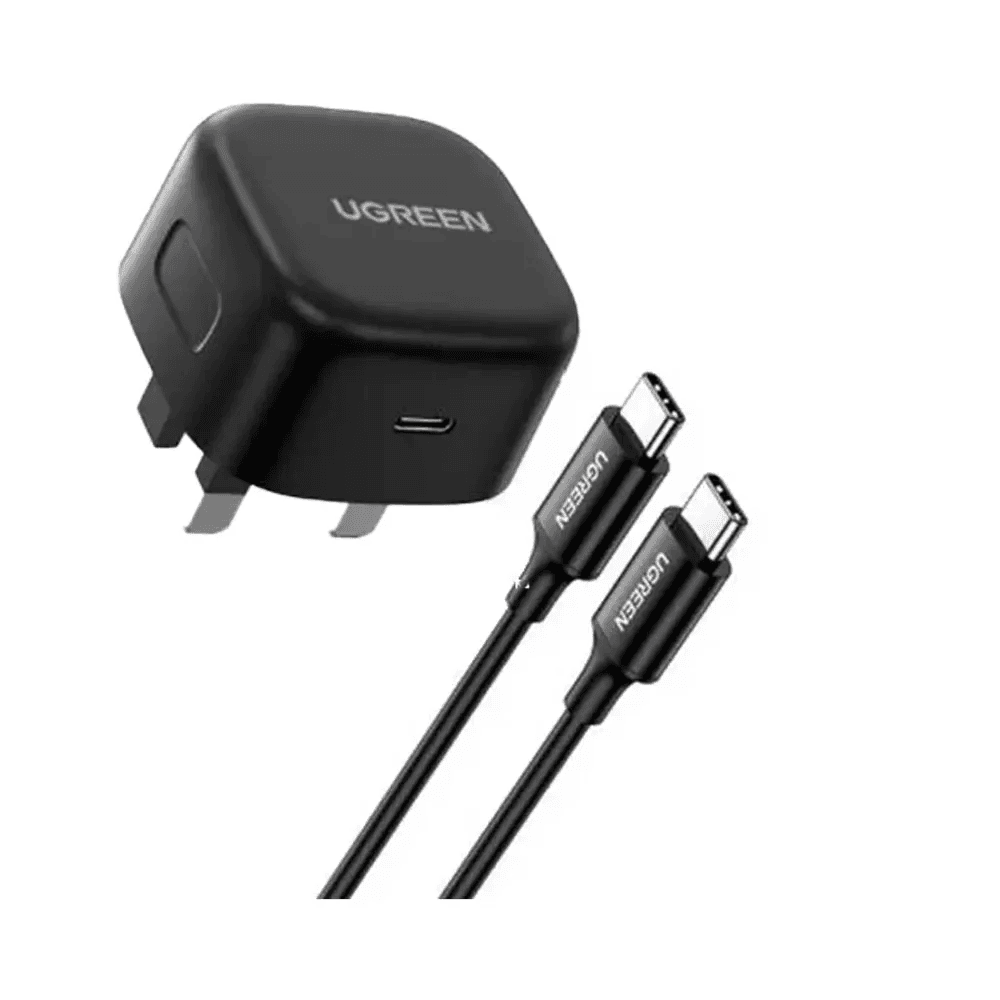 USB-C 25W PD Fast Charger With USB-C To USB-C Cable 2 mtr - UGREEN CD250