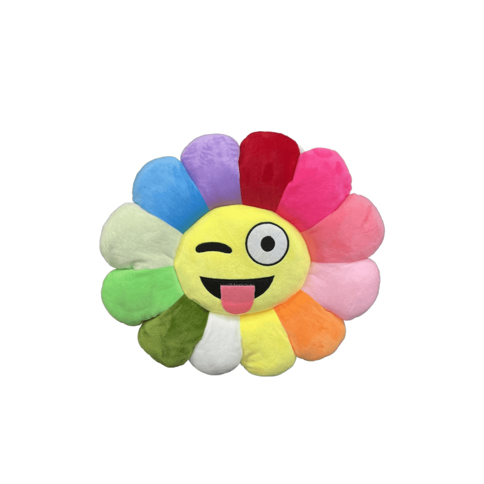 Winking Face With Tongue Emoji Soft Toy