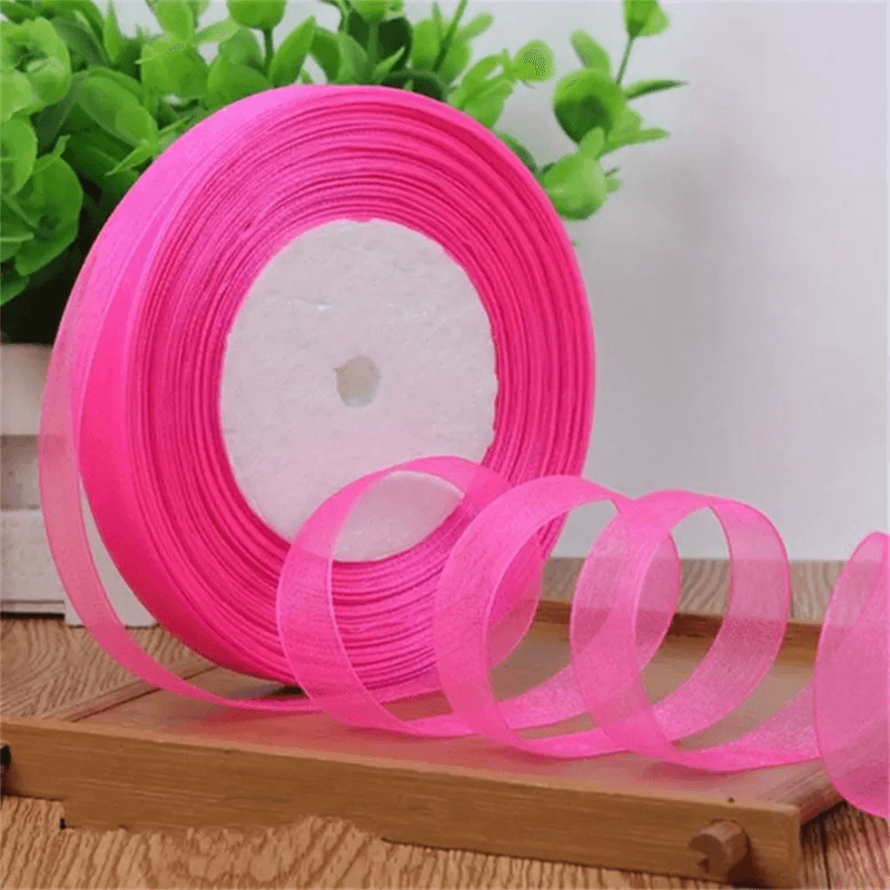 Organza Ribbon - Dark Pink