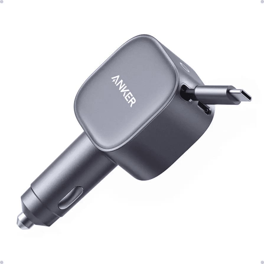 Anker 2 in 1 Clutter-Free 75W USB-C Port And USB-C Cable Car Charger - A2738HAI
