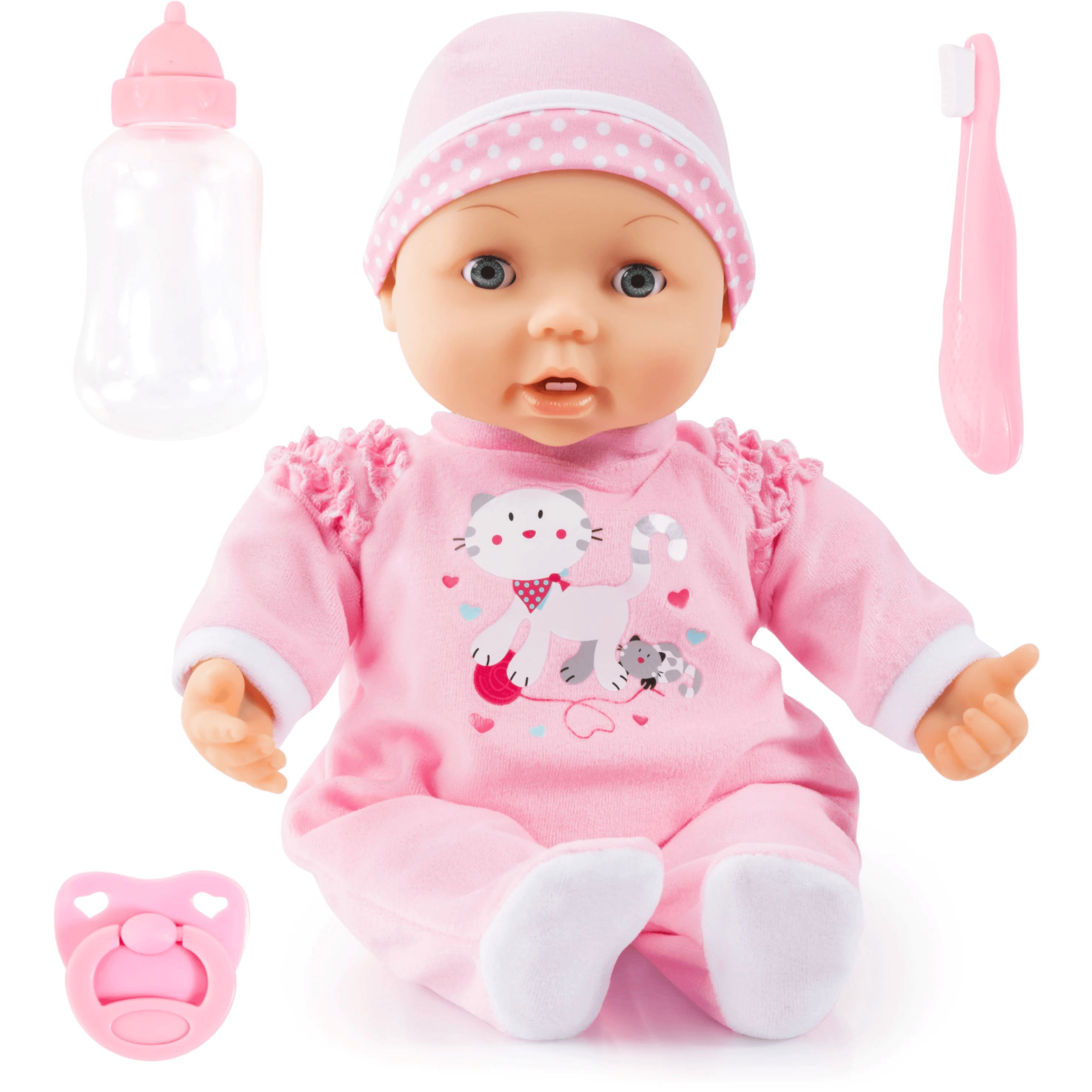 BAYER - Magic Teeth Interactive (38 Cm) Baby Doll & Accessories Set with 26 Sounds