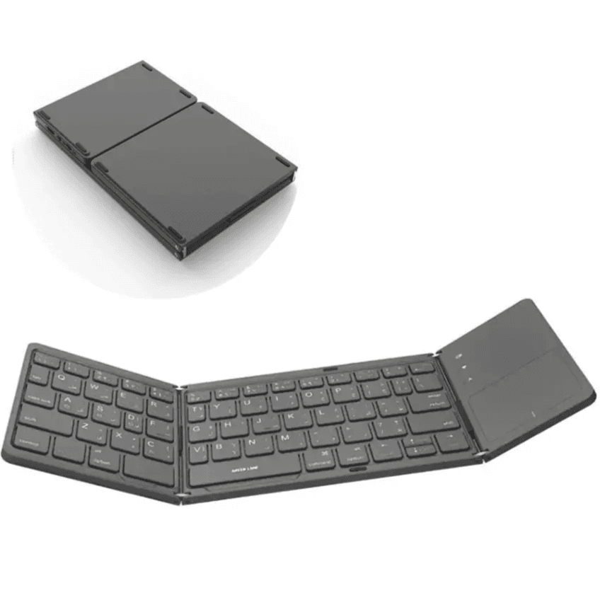 Green Lion Foldable Bluetooth Keyboard (Connect x 3 Devices) Universal Compatibility and Type-C Charging