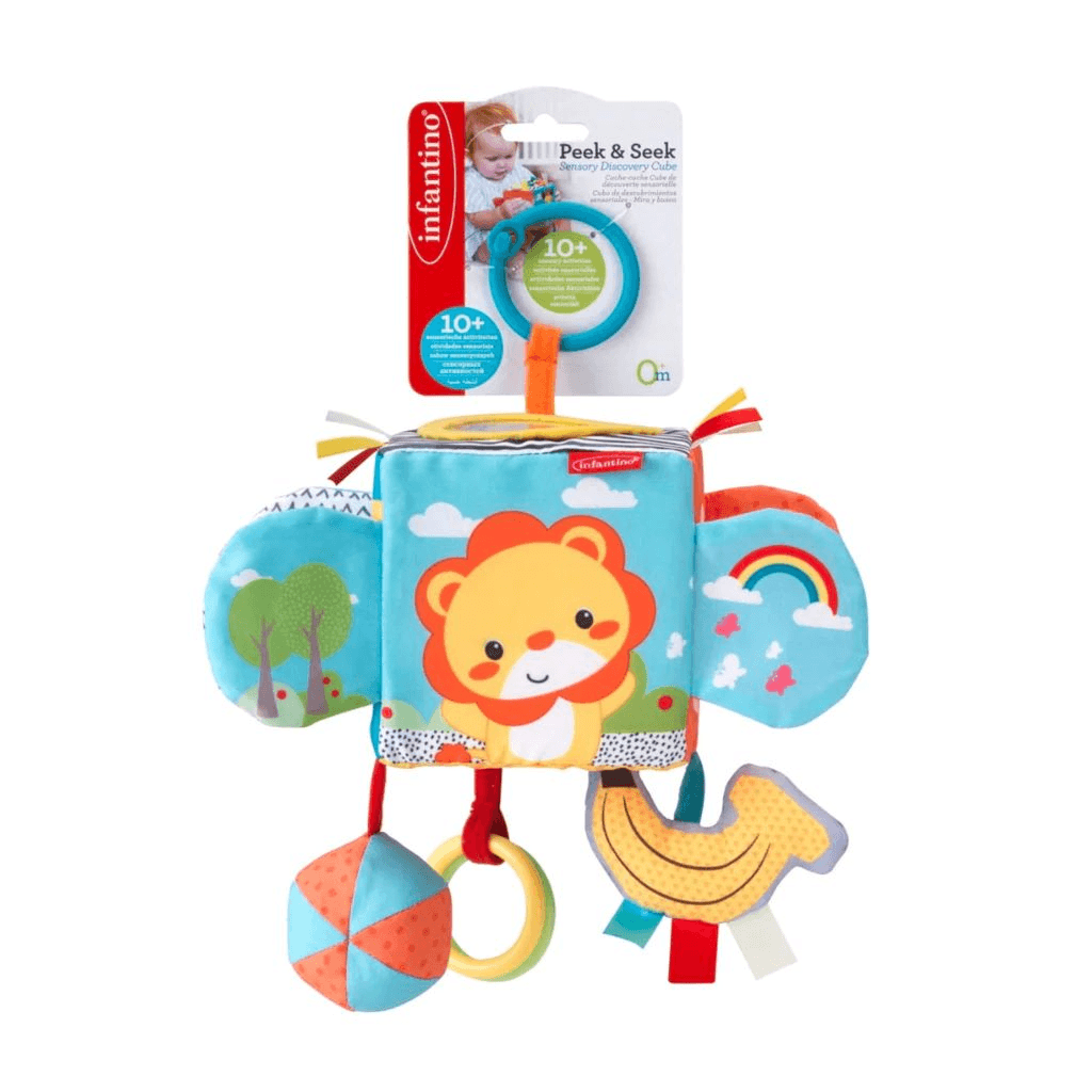 Infantino Peek & Seek Sensory Discovery Cube