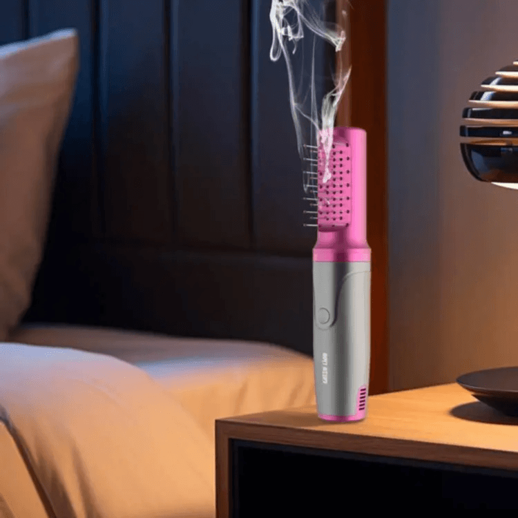 Green Lion Comb Bakhour Incense Burner LED Indicator and USB-C Charging - Grey