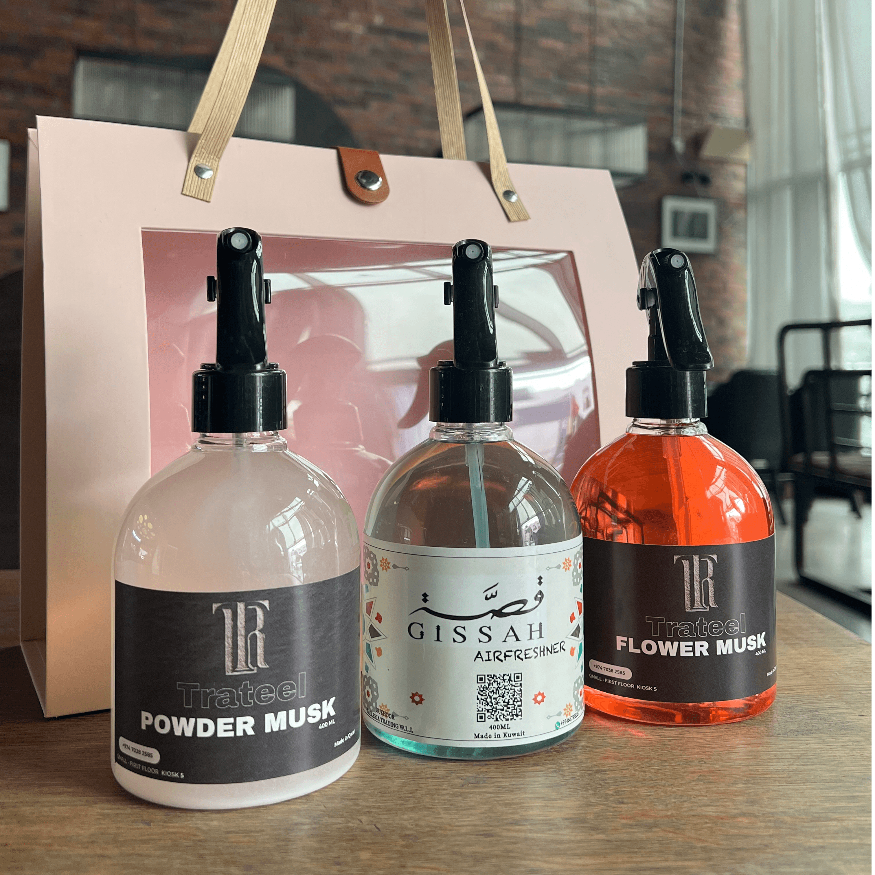 SET of THREE - Cloths and Home Fragrances