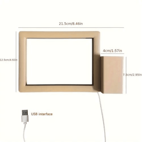 USB 3D LED Night Light with Rewritable Acrylic Board