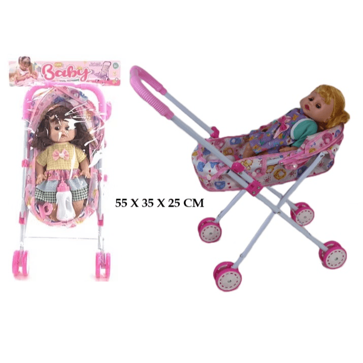 Doll with Trolly ZL9919