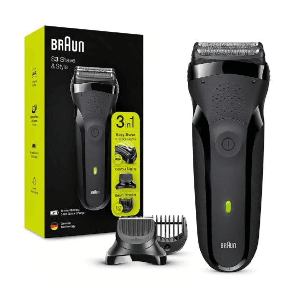Braun S3 Shave & Style Model-300BT 3in1