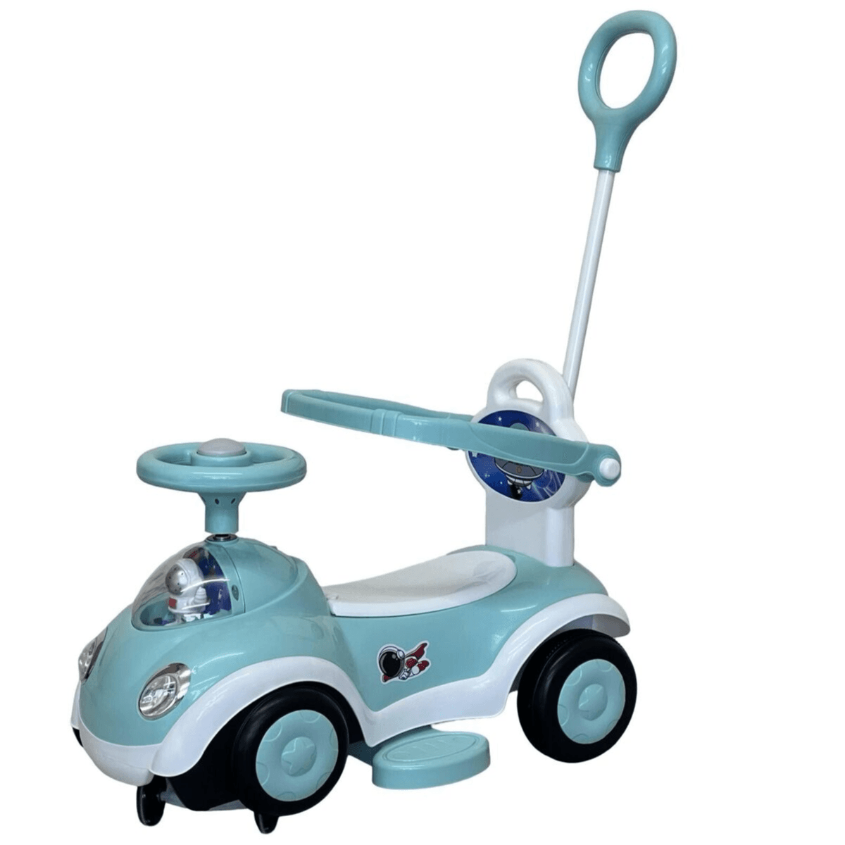 3-in-1 Fun Children Toddlers Ride on Push Car Green color