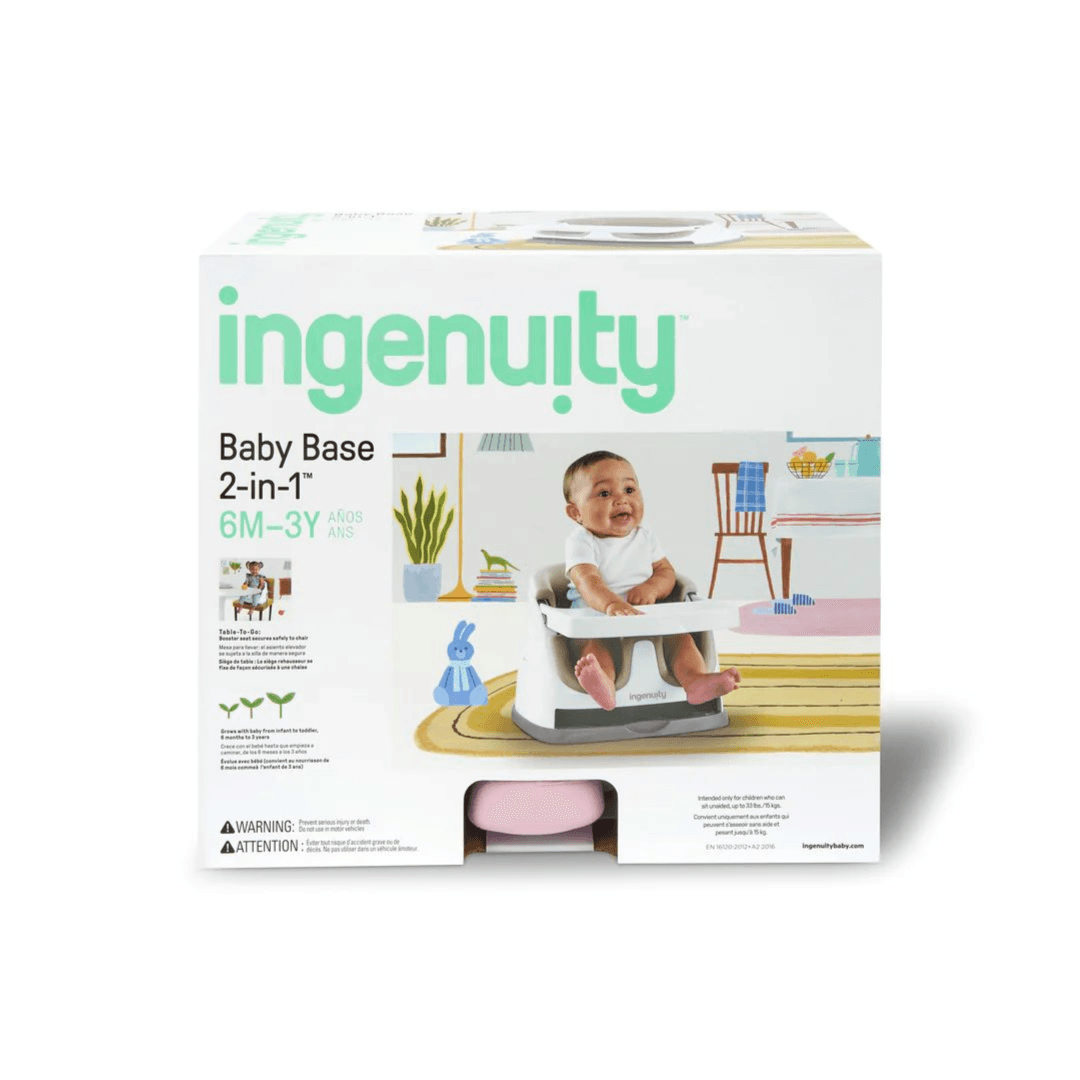 Ingenuity - Baby Base 2-In-1 Seat (Peony)